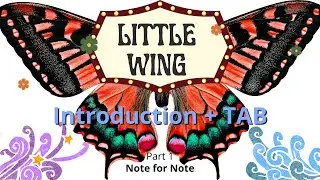 Learn How To Play Little Wing Like Jimi Hendrix | Note for Note Tutorial | Guitar Intro - Part 1