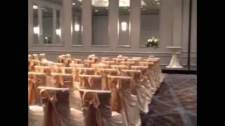 Wedding Ceremony with Chair Covers
