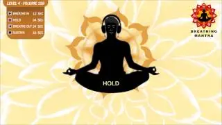 Guided Breathing Mantra (12-24-24-12) Pranayama Yoga Breathing Exercise Level 4 Vol 158