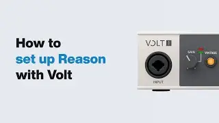 UA Support: How to set up Reason with Volt USB Audio Interfaces