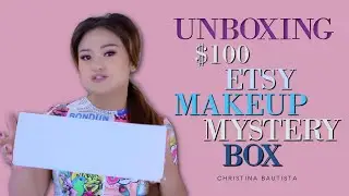 Unboxing a $100 Makeup Mystery Box | Etsy | CHRISTINA BAUTISTA