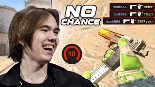 donk smurfing on 4k elo FACEIT lobby | POV and comms