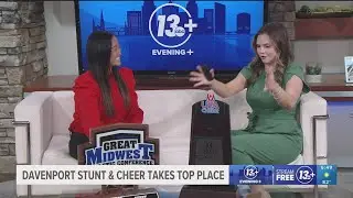 Davenport stunt and cheer team takes top place