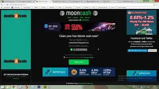 [ cryptohand ] : moonbitcoincash  claim bitcoincash every 5min