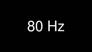 Sine Wave 80 Hz for 1 hour - Test Tone
