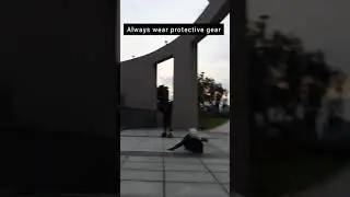 Always Wear Protective Gear While Skating #shorts