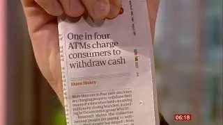 ATM Cash machines cashing in (rip-off Britain) (UK) - BBC News - 7th February 2020
