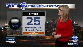 A rain snow mix for Denver tonight