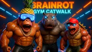 Zon Memes - BRAINROT GIGACHAD GYM CATWALK SHOW | Brainrot Song | ft. Spaghetti BOOM Boom