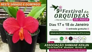 9&ordm; Festival de Orqu&iacute;deas, Suculentas e Plantas Ornamentais em S&atilde;o Paulo