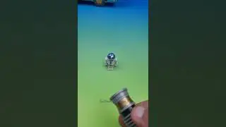 Smallest r/c R2-D2 you'll ever see! 🤖  #Droid #robot #r2d2 #remotecontrol #starwars #electronic #rc