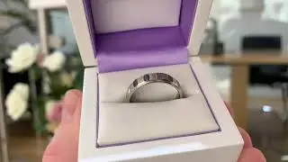 Men's Patterned Wedding Ring