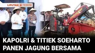 Kapolri Listyo Sigit dan Ketua Komisi IV Panen Raya Jagung di Bekasi, Dukung Ketahanan Pangan
