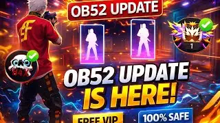 100%Safe Vip New Paid Panel || OB52 Update New latest Vip hack #ffhackob52