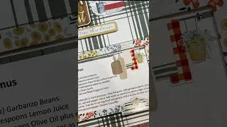 👩&zwj;🍳Turning a recipe into a scrapbook page #shorts #youtubeshorts #scrapbooking