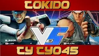 SFV * TOKIDO (RYU) VS ty_ty045 (M. BISON) * (X6) TOP RANKED MATCHES Street Fighter V | 5