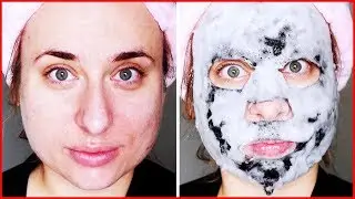 TEST: GLAMGLOW 🐻 BUBBLESHEET MASK!