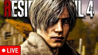 🔴LIVE PLAYING RESIDENT EVIL 4 REMAKE ROAD TO RE9 REQUIEM STARTS - PART 4