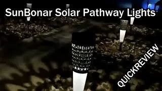 SunBonar Solar Pathway Lights Garden Lights 6 Pack (Warm White) QUICK REVIEW