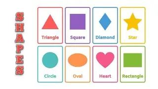 Learn Shapes for Kids | Circle, Square, Triangle & More | Fun & Colorful Shapes Song No 02