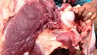 Biggest Challenge Beef Market Village Big Best Market | Fast Meat Cutting