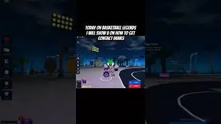 Tutorial on how to do contact dunks on Basketball Legends : #roblox #basketball #roball #tutorial