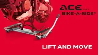 Ohne gro&szlig;e M&uuml;he rangieren? Acebikes Bike-A-Side Rangierhilfe Motorcycle Dolly Le d&eacute;place moto