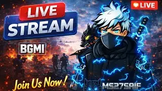 PUPG RANK PUSH🤯 CONQUER LOBBY😱MS27 GROUP MS27SAIF GAMING IS LIVE