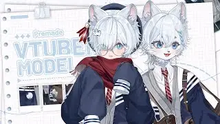 [Live2D Premade Model] Yuki Winter &mdash; Boy or Cat?