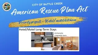 Battle Creek, Mich. ARPA priority project - Hotel/motel common kitchens