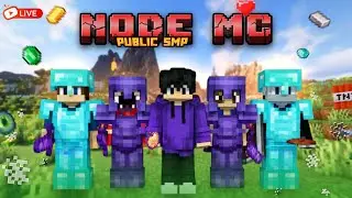 🌍 Public SMP is LIVE! | Java & Bedrock Crossplay | Join Now!