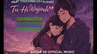 Tu Hi Wajah 💔 | Heart Touching Lo-Fi Romantic Duet | Hinglish Love Song | Antar SD Official Music