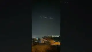star link satellites passes by 🛰🛰🛰 #starlink #satellite