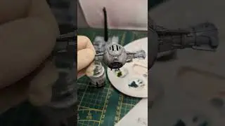 Bandai TIE Fighter interceptor  #starwars #weathering #tiefighter #ammo #oilbrush #airbrush #shorts