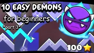 10 EASY Demons for Beginners to Beat! | Geometry Dash 2.204