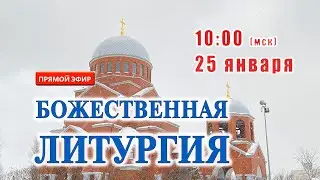 Прямая трансляция: Божественная литургия. 25 января 2026
