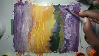 Easy Way to Paint with Acrylic Paints | For Beginners | @LuminousX_LX  #art #acrylicpainting