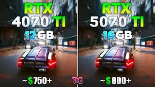 RTX 4070 Ti vs RTX 5070 Ti - Test in 11 Games