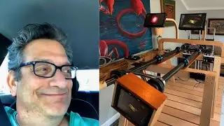 Andy Kindler is Perplexed by the Light Herder Video Feedback Fractal Device