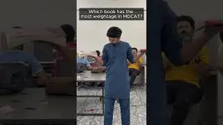 Which book has the most weightage in MDCAT???