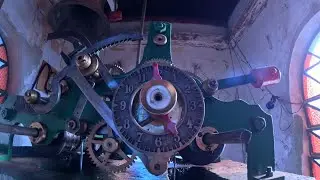 Century-Old Church Clock Strikes 5 PM