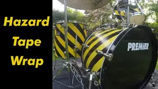 Hazard Tape Drum Kit Re-Wrap