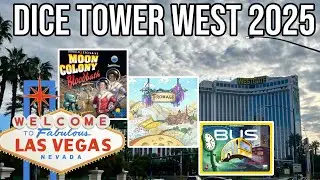 Top 5 Board Games I Played at Dice Tower West + Recap