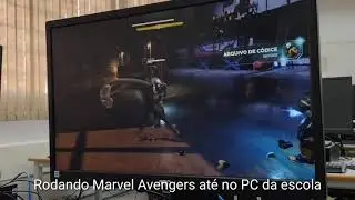 Jogando Marvel Avengers no PC da escola pelo XClould
