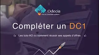 Compl&eacute;ter un DC1 - march&eacute; public - lettre de candidature