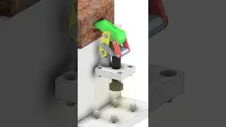clamp #mechanism #3dprinting #solidworks #machine #simulation