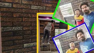 wall putty texture/wall painting ideas/wall designing Ganesh printer Kamptee