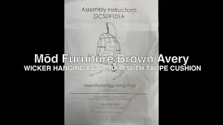 Swinging Egg Chair by Mod  Furniture Model # GCS09101A