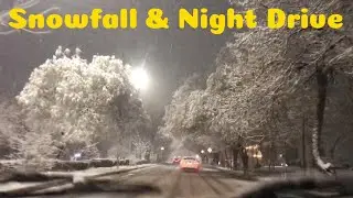 MAGICAL TASHKENT | Night Drive & Snowfall in Uzbekistan's Capital