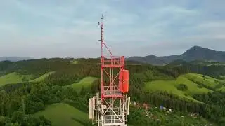 Doln&yacute; Kub&iacute;n z dronu (brezovec)